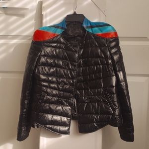David Bowie Puffer Jacket Peacoat